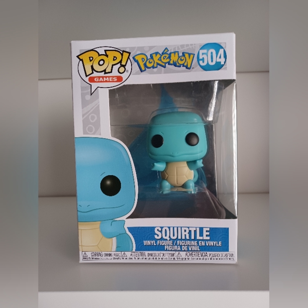 Squirtle From Pokemon 504 Games Collection Vinyl Figure Funko Pop Collectible